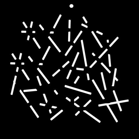 matchsticks 200 x 200 Stencil  Memory maze